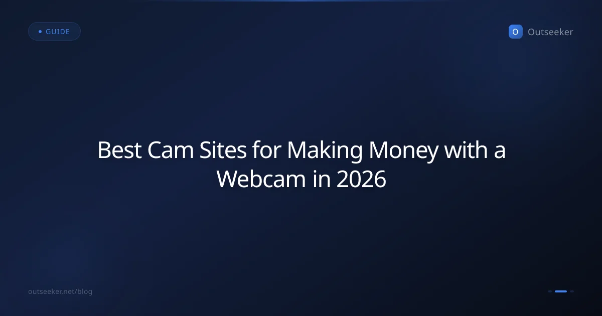 Best Cam Sites for Making Money with a Webcam in 2026